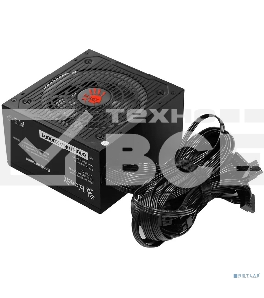 Блок питания Bloody BD-PS700W, 700Вт, 80 PLUS WHITE, 120мм, черный