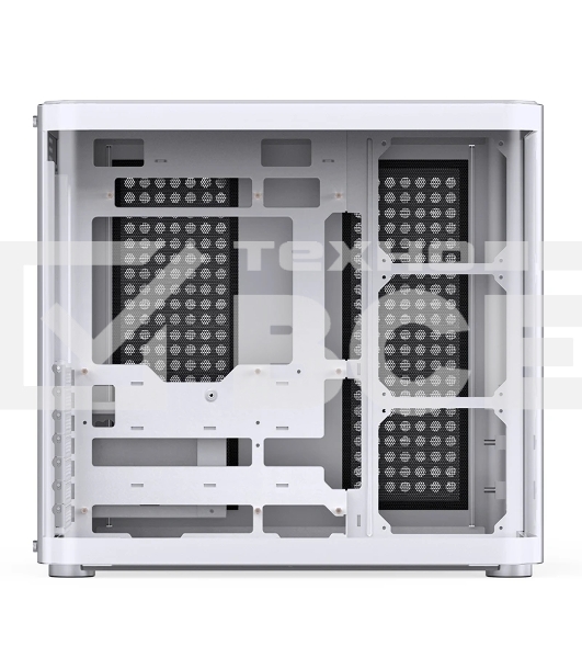 Корпус без блока питания JONSBO TK-2, Midi-Tower, TG, no fans, 1xUSB-A 3.2 + 1xUSB-C 3.2, ATX, mATX, mITX White
