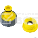 Адаптер на кран быстрого соединения 1/2'-3/4' с термопластичной резиной Профи ЧЕТЫРЕ СЕЗОНА, фото4