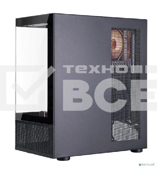 Компьютерный корпус 1STPLAYER MIKU Mi7-A ARGB Black, ATX, 3x120мм ARGB fans