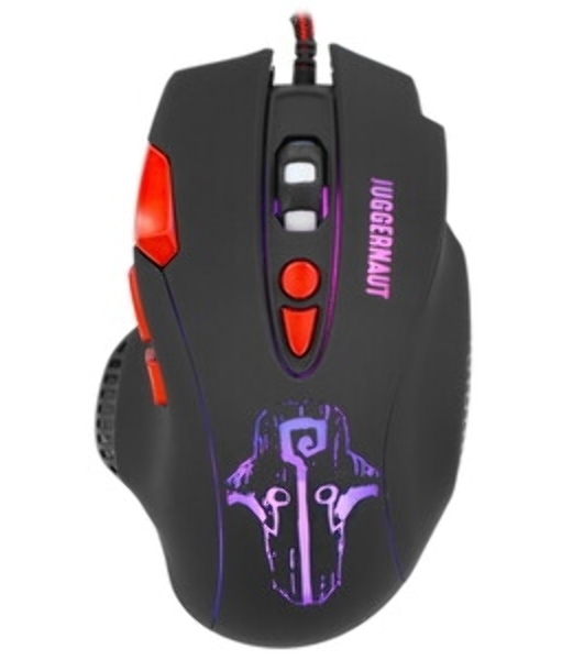 Мышь проводная Qumo PRO Series Juggernaut M84 черный, 6400 dpi, USB, кнопки - 8