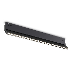 Трековый светильник GL2365 BK черный IP20 20W 3CCT 3000-6400K 48V 400*10*73, фото 1
