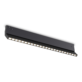 Трековый светильник GL2365 BK черный IP20 20W 3CCT 3000-6400K 48V 400*10*73