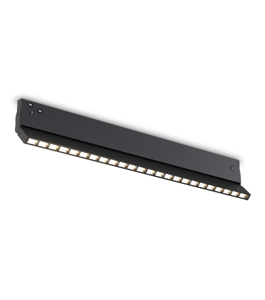 Трековый светильник GL2365 BK черный IP20 20W 3CCT 3000-6400K 48V 400*10*73