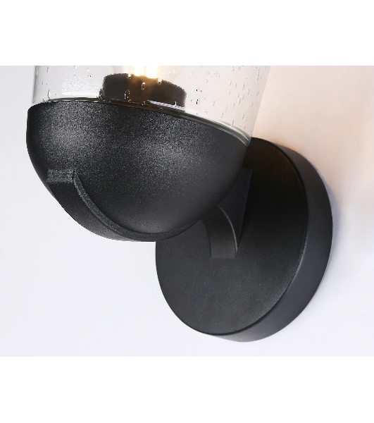 Светильник Ambrella light ST2081 BK/CL черный/прозрачный IP54 E27 max 40W 260*150*185