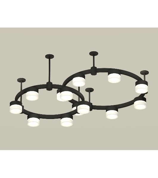 Светильник Ambrella light XR92221002/13 SBK/FR черный песок/белый матовый GX53 (A9222, A9227, C9238, C9232, N8401)