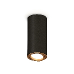 Светильник Ambrella Light XS7443004 SBK/PYG черный песок/золото желтое полированное MR16 GU5.3 (C7443, N7004), фото4
