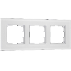 Рамка на 3 поста Senso (белый, стекло soft-touch) W0033101, фото 1
