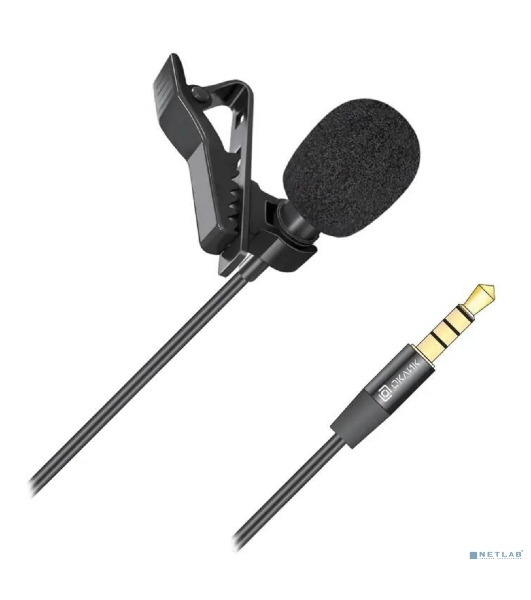 Микрофон проводной Oklick/Оклик MP-M400 3м черный