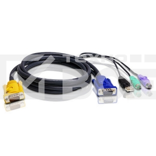 Кабель ATEN USB-PS/2 HYBRID CABLE.; 3M*2L-5303UP