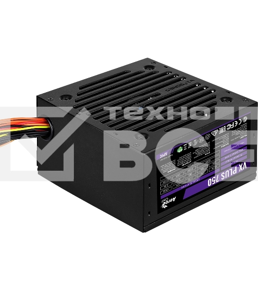 Блок питания Aerocool / Formula VX-750 PLUS, 750Вт 120мм, черный