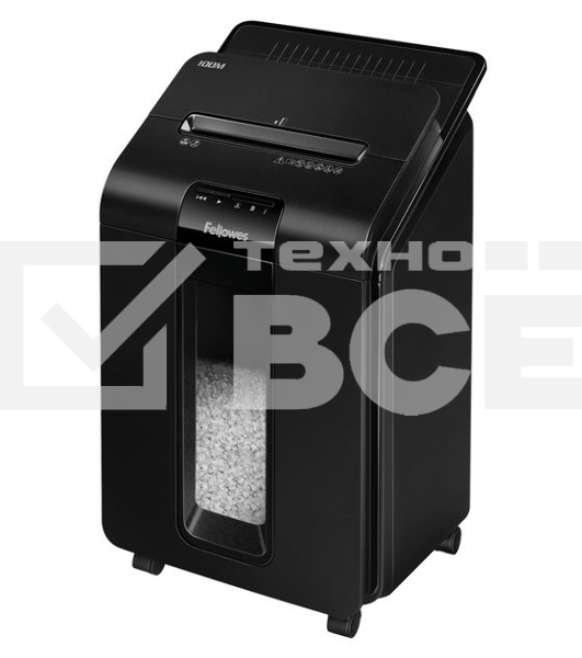 Шредер Fellowes AutoMax 100M (секр.P-4)/фрагменты/100лист./23лтр./скрепки/скобы/пл.карты