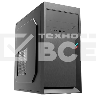Компьютерный корпус Foxline FL-702, mATX, 1x5.25EXT, 1x3.5EXT, 2x3.5INT, 2xUSB3.0, HDA, w/o FAN, w/450W ATX PSU, w/1.2m EU pwr cord
