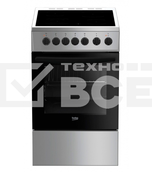 Электрическая плита Beko FFSE57114GS серебристый