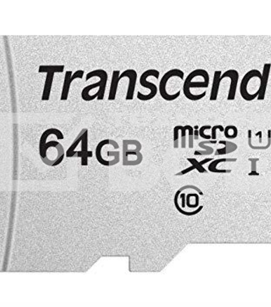Флеш карта microSD 64GB Transcend microSDXC Class 10 UHS-I U1, (без адаптера), TLC