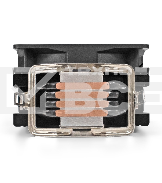 Кулер для процессора ExeGate Dark Magic EE400XL-PWM.ARGB серебристый, 120 мм, алюминий/медь, 2400 об/мин, 37 дБ, 4 pin, 125 Вт, 155 мм