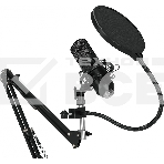 Микрофон проводной Оклик SM-600G 2.5м черный, фото36