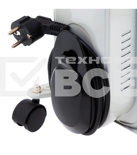 Масляный обогреватель MTX OCH-1500, белый, 1500 Вт, 15 м2, термостат