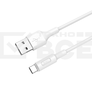Кабель HOCO USB X25 Soarer для Type-C, 2А, длина 1м, белый