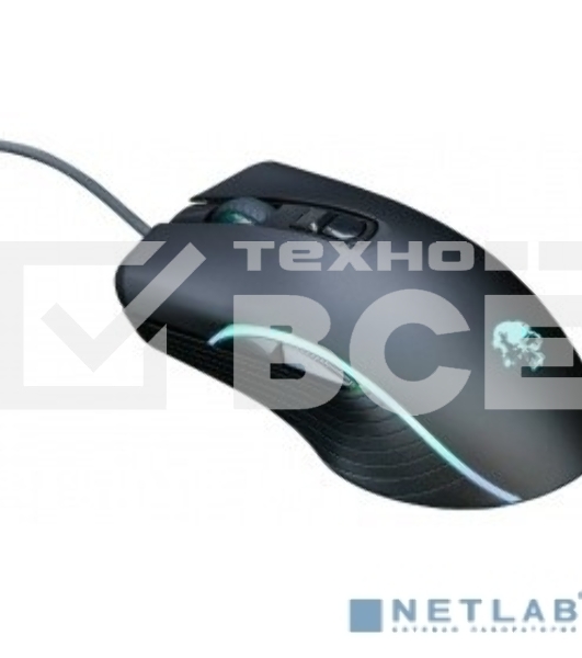 Мышь Oklick 708G MYSTERY черный оптическая (3200dpi) USB (7but)