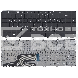 Клавиатура для ноутбука HP ProBook 430 G3 440 G3 445 G3 черная с рамкой