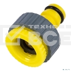 Адаптер на кран быстрого соединения 1/2'-3/4' с термопластичной резиной Профи ЧЕТЫРЕ СЕЗОНА, фото3