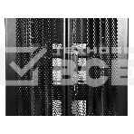 Шкаф серверный ПРОФ напольный 48U (600x1000) дверь перфор., задние двойные перфор., черный, в сборе (ШТК-СП-48.6.10-48АА-9005) (1 коробка), фото6