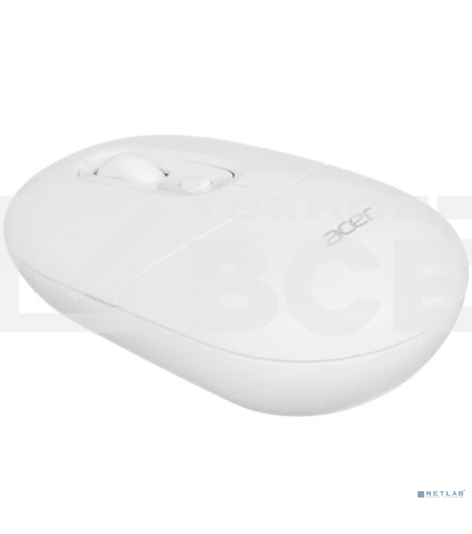 Мышь беспроводная Acer OMR301 белый, 1600 dpi, радиоканал, Bluetooth, USB, кнопки - 4