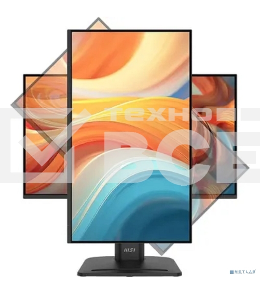 Монитор 23.8' MSI PRO MP245PHG E14 IPS 1920x1080, 144 Гц, 1 мс, 16:9, 300 кд/м², HDMI 2.0, DP 1.2, USB-C (65 Вт), USB Hub (2x USB-A, 1x USB-B), 3.5 Jack, динамики (2x2 Вт), HDR10, черный