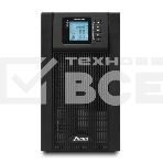 Источник бесперебойного питания Powerman Online 3000VA/2400W, 220V, Tower, Out: 3xShuko, Black*Online3000, фото 1