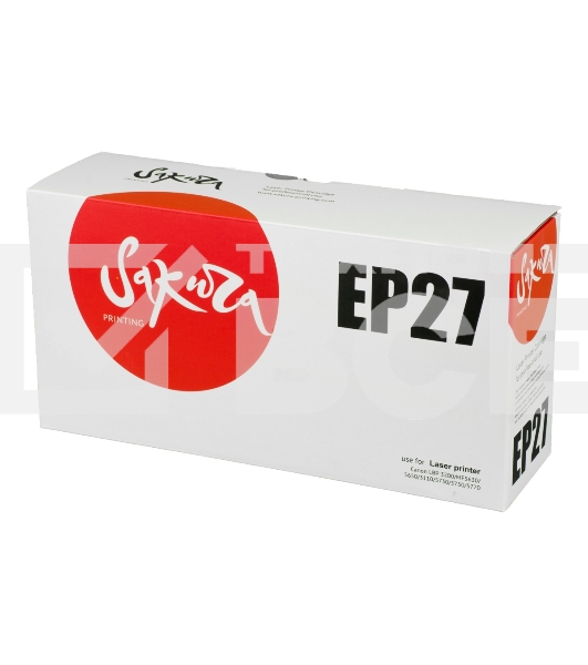 Картридж Sakura EP27 для Canon LBP 3200/MF5630/5650/3110/5730/5750/5770, черный, 2500 к.