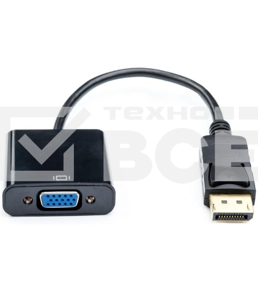 Переходник Atcom DisplayPort - VGA (AT6851) 0.1 м