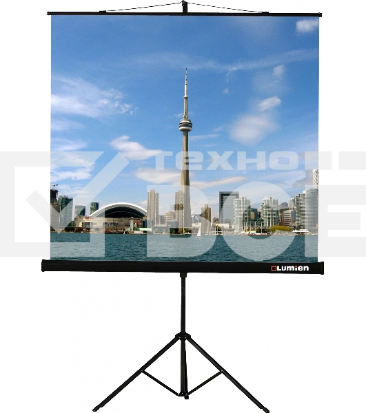 Экран на треноге Lumien 127x127см Eco View LEV-100104 1:1 напольный рулонный