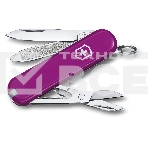 Нож перочинный Victorinox Classic Tasty Grape (0.6223.52G) 58мм 7 функций карт.коробка, фото 1
