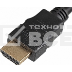 Кабель соединительный аудио-видео HDMI (m)/HDMI (m) 3м. феррит.кольца Позолоченные контакты черный (NO NAME), фото2