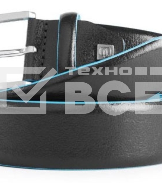 Ремень мужской Piquadro Blue Square CU5258B2/N черный натур.кожа