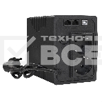 Источник бесперебойного питания ExeGate Power Smart ULB-1000.LCD.AVR.2SH.RJ.USB <1000VA/550W, LCD, AVR, 2*Schuko,RJ45/11,USB, Black>, фото3