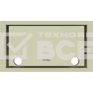 Встраиваемая вытяжка Korting KHI 6777 GB слоновая кость