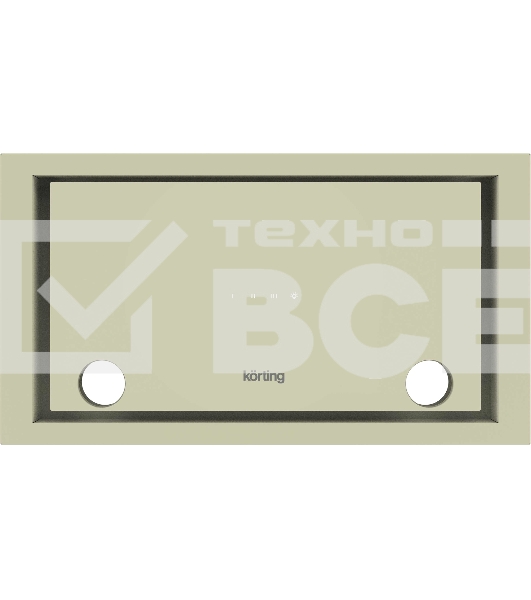 Встраиваемая вытяжка Korting KHI 6777 GB слоновая кость
