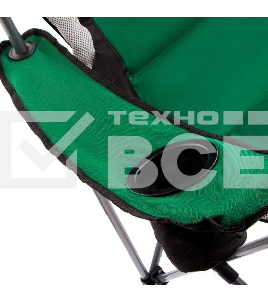 Кресло складное с подлокотниками и подстаканником 60x60x110/92 см, Camping  Palisad