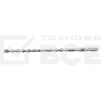 Бур по бетону, двойная спираль, Cobalt W-tip, 10x260 мм, SDS PLUS Denzel, фото6