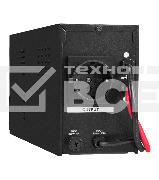 Комплект ИБП EX295986RUS + батарея 40Aч EX282976RUS 1шт (инвертор, синус, для котла) ExeGate SineTower SZ-600.LCD.AVR.1SH <600VA/360W, чистый синусоида, LCD дисплей, AVR, 1*Schuko, линейно-интерактивный, Black> + батарея ExeGate DT 1240 (12В, 40Ач) 1шт