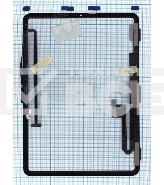 Сенсорное стекло (тачскрин) для Apple iPad Pro 11.0 2018 (A2013 A1934 A1980) черное