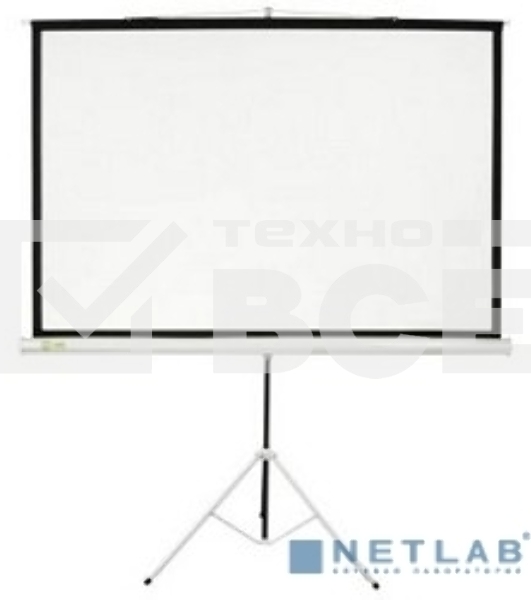 Экран Cactus 150x150см Triscreen CS-PST-150x150 1:1 напольный рулонный белый