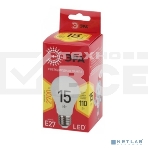 Лампа светодиодная ЭРА LED A60-15W-827-E27 R (диод, груша, 15Вт, тепл, E27), фото 1