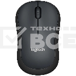 Мышь беспроводная Logitech M220 SILENT черный, 1000 dpi, радиоканал, USB, кнопки - 3, фото2