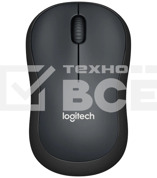 Мышь беспроводная Logitech M220 SILENT черный, 1000 dpi, радиоканал, USB, кнопки - 3