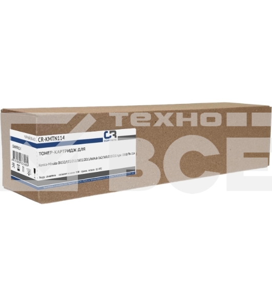 Картридж лазерный CopyRite CR-KMTN114 TN-114 черный (11000стр.) для Konica Minolta Di152/183/211/1611/2011/bizhub 162/163/210/211 type 106B