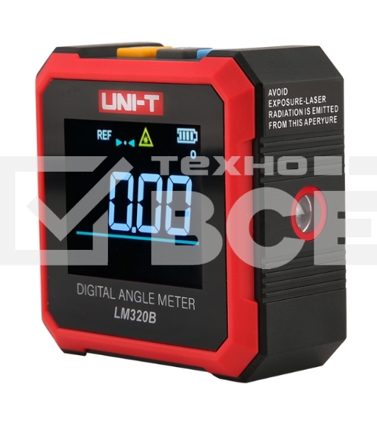 Электронный угломер UNI-T LM320A Диапазон измерения (4×90°); Дисплей(EBTN); Магнитное основание (Двусторонние магниты)