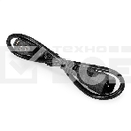 Кабель питания ExeGate Power EC-0,5P (C13 угловой->C14, VDE-250V-3*0.75mm2, медь, черный, 10A, 0.5м), фото2